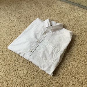 J Crew - Lightweight White Button Down - Medium
